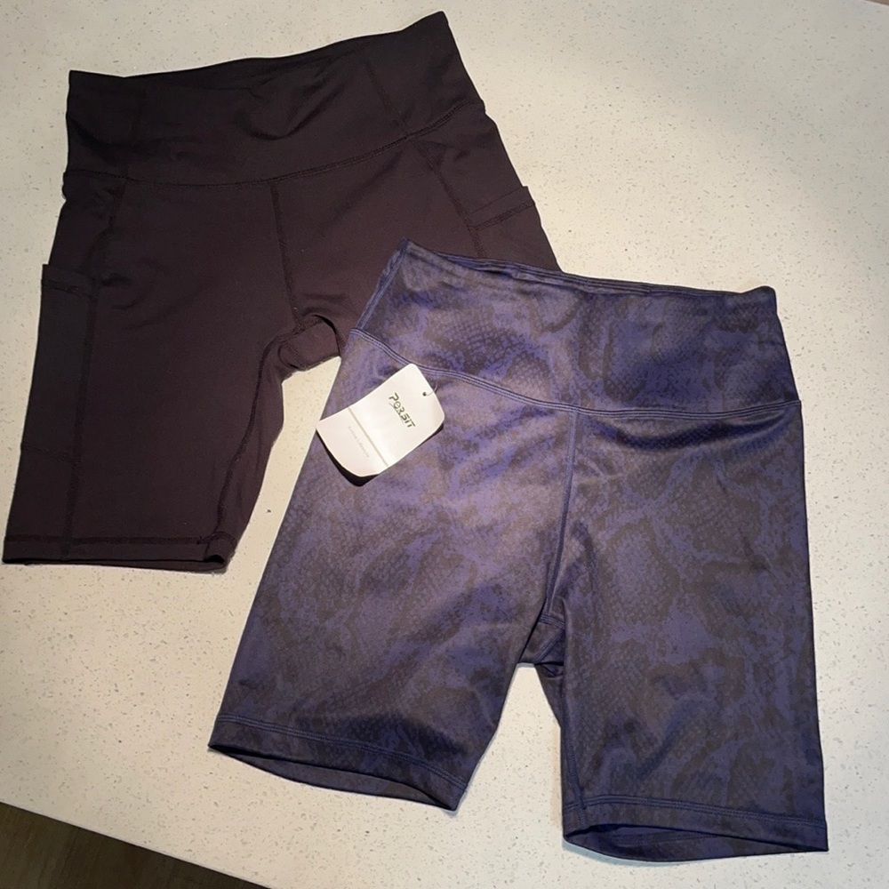 Two biker shorts - Woman’s (Size Medium)